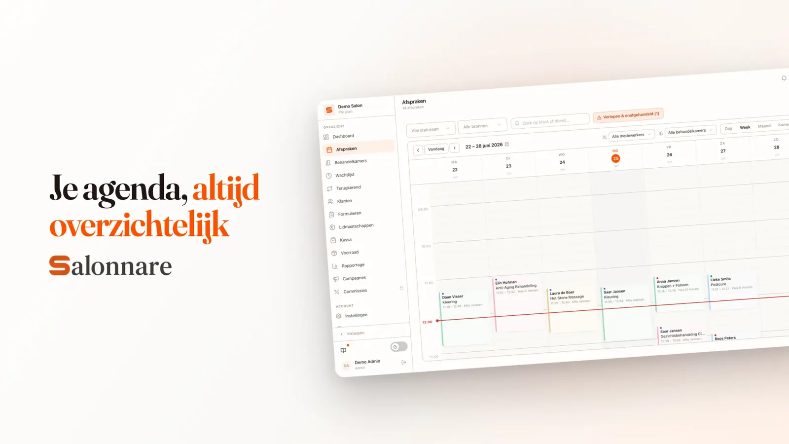 Sleep afspraken om te verplaatsen